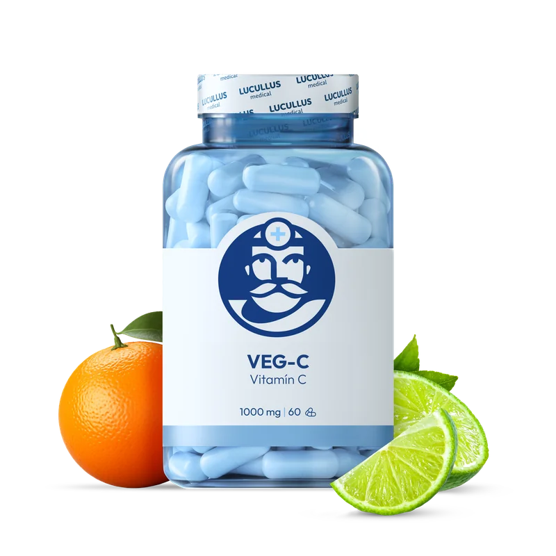 Dr. LUCULLUS VEG-C 2× 60 kapsúl Vitamín C