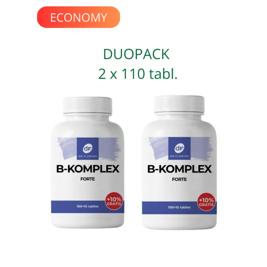 DR. FLEMING B-Komplex forte +10% gratis 2x110ks DUOPACK