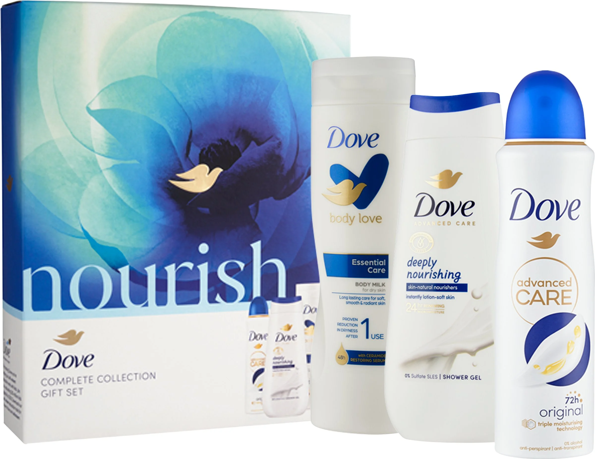 Dove k. Original (sg 225ml+antip+bl) 1×1 ks, darčeková sada