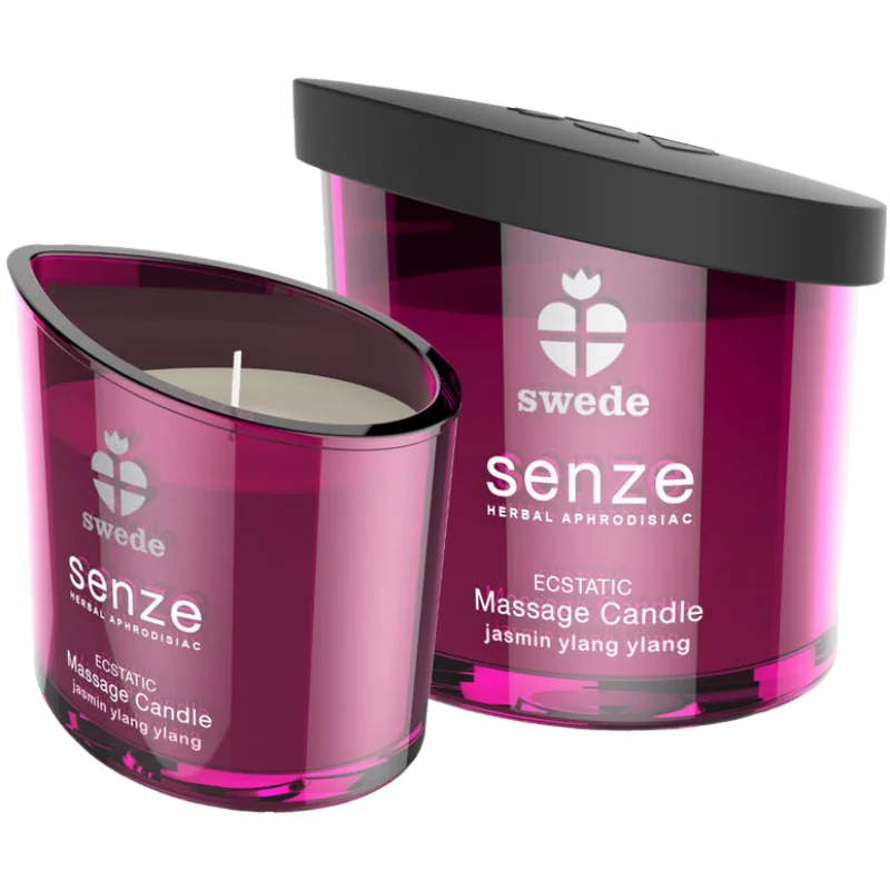 Masážna sviečka ECSTATIC - jazmín, ylang ylang