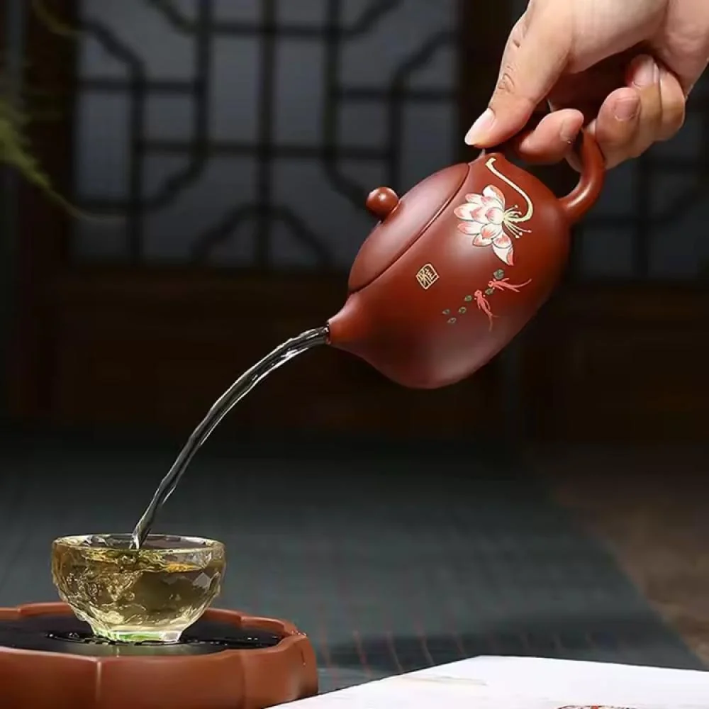 Čajník Huaqi - umelecký symbol rovnováhy Keramický čajník, 250ml