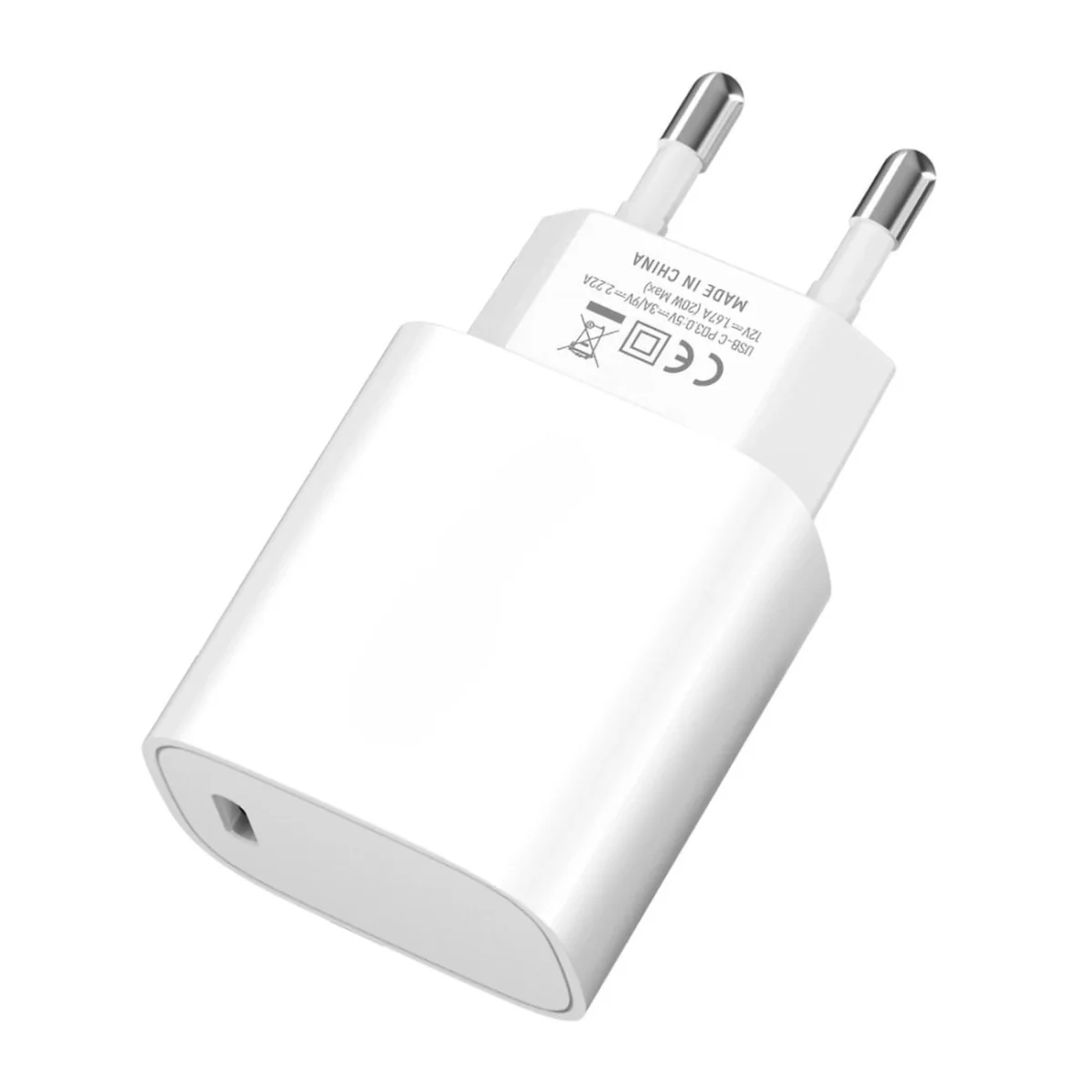 MG WGWCCW sieťová nabíjačka USB-C 20W, biela 