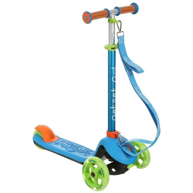 Trunki skladacia detská trojkolesová kolobežka malá, modrá