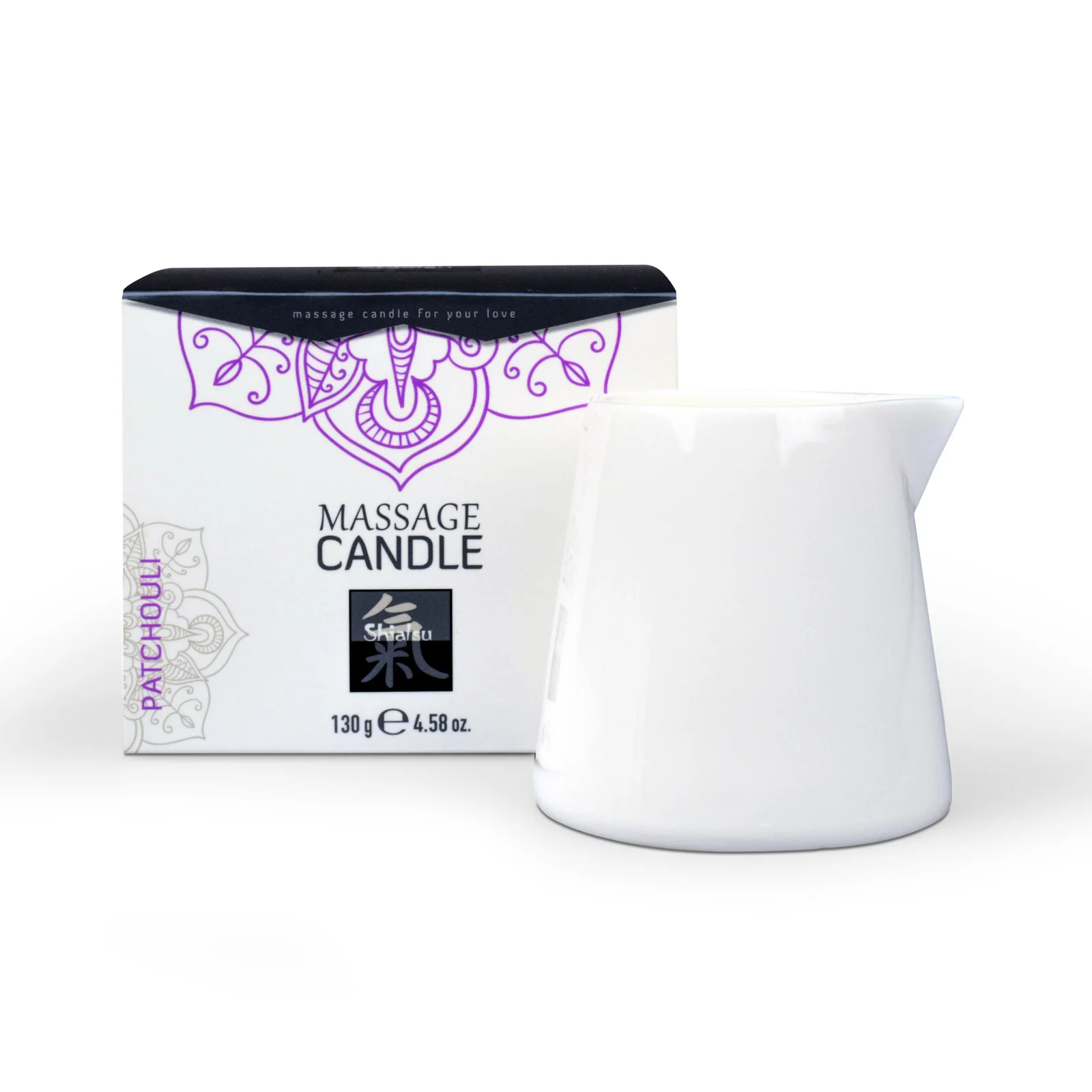 Masážna sviečka - Shiatsu Patchouli 130g