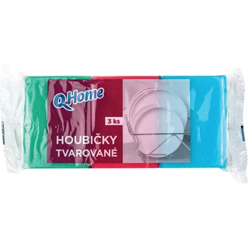Q Home hubka tvarovaná 3ks 1×3 ks, hubka
