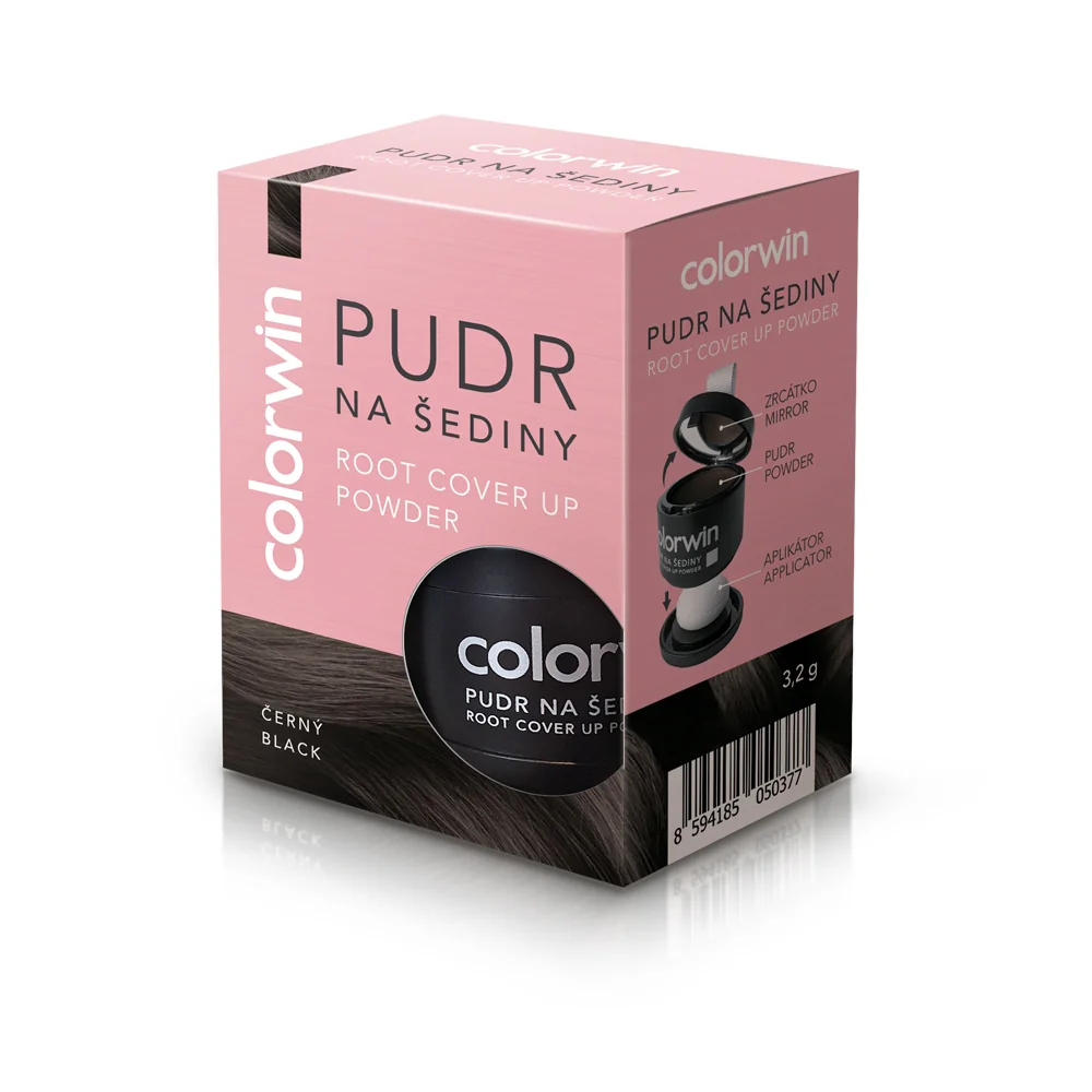Colorwin púder na šediny čierny 3,2g