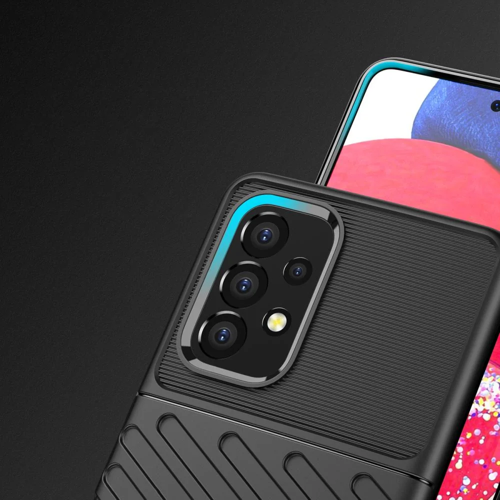 MG Thunder silikónový kryt na Samsung Galaxy A53 5G, čierny