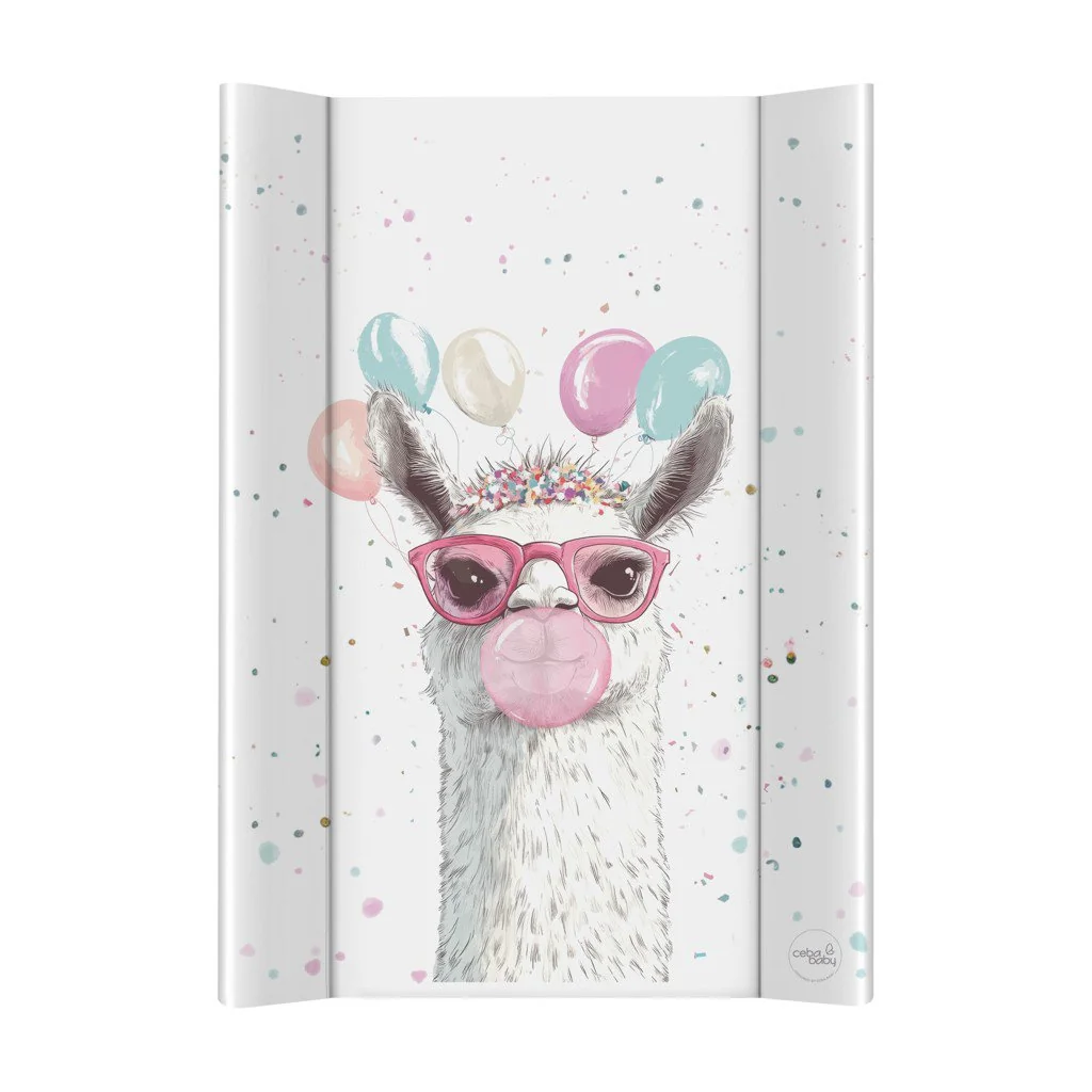Podložka prebaľovacia 2-hranná s pevnou doskou (50x70) Ultra Light Crazy Lama