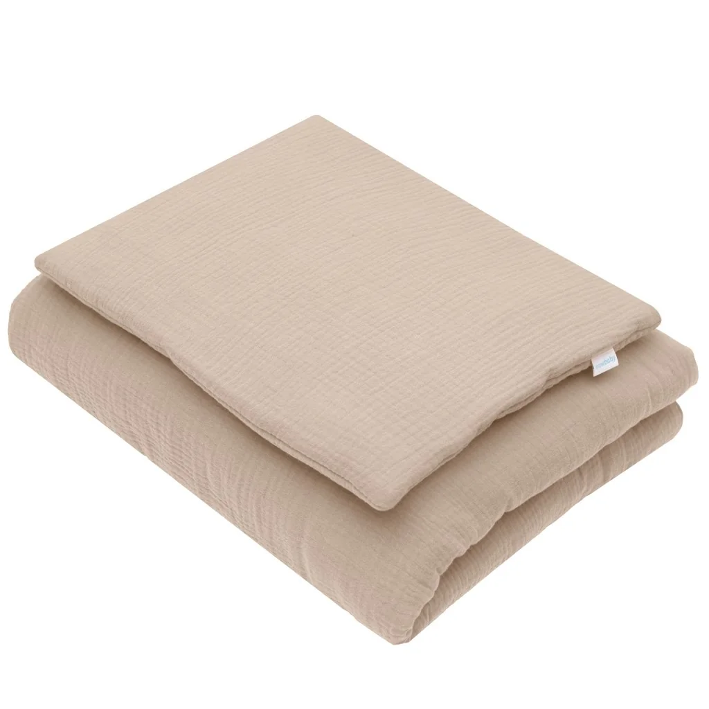 Mušelínový set s výplňou New Baby 80x70 cm béžový , 20C55572