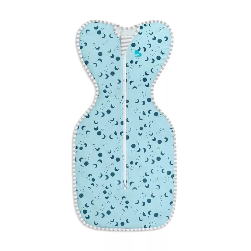 Love To Dream Swaddle UP Bamboo Lite zavinovačka S 0,2 TOG modrozelená/vesmír 