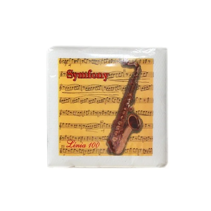 Symfony Obrúsky biele 1×70 ks, papierové obrúsky