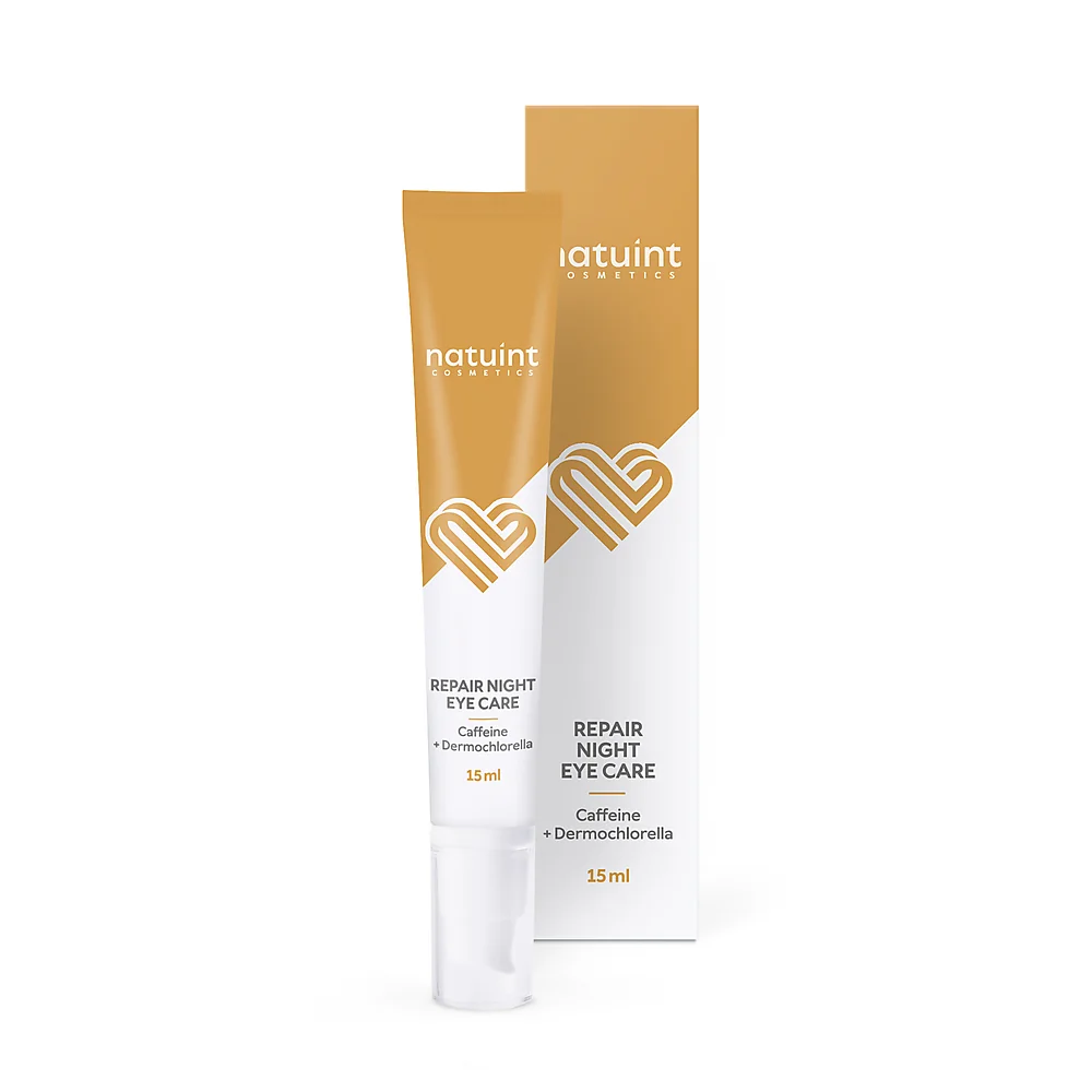 Natuint - Výživný očný krém s kofeínom - nočný Repair night eye care