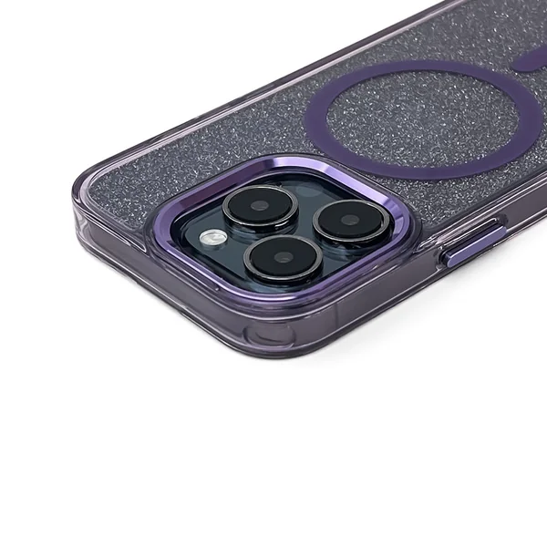 MG Glitter MagSafe kryt na iPhone 16 Plus, fialový