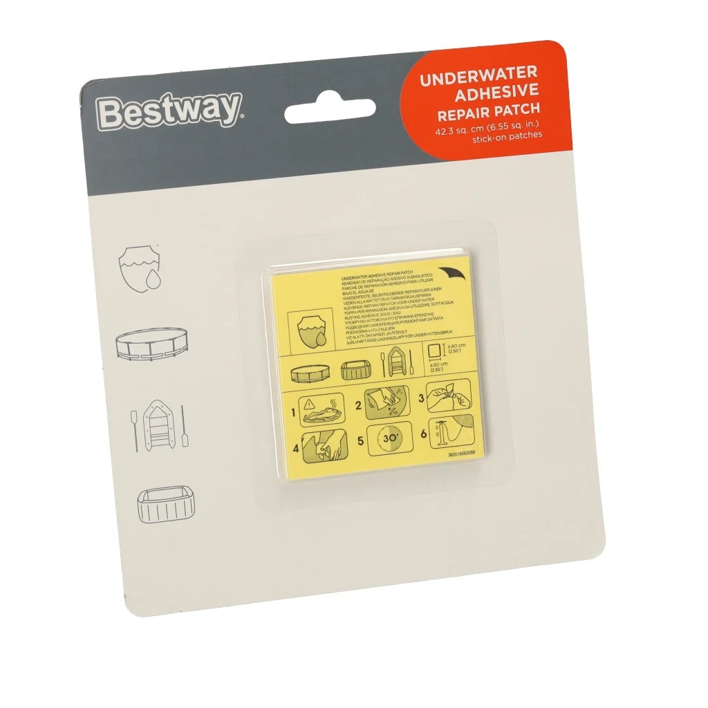 Opravné záplaty do bazéna 10 ks. BESTWAY 62091