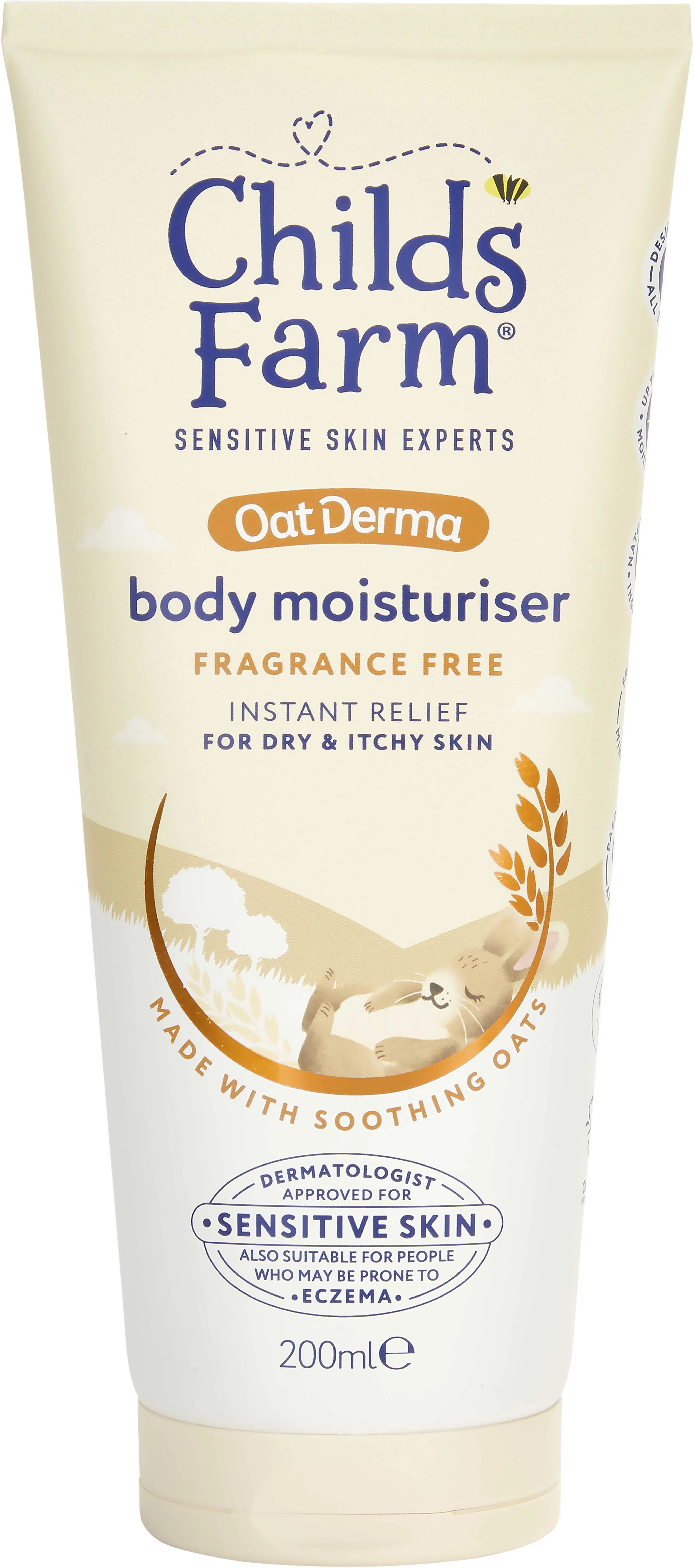 Childs Farm Oat Derma Telové mlieko bez parfumácie 200 ml