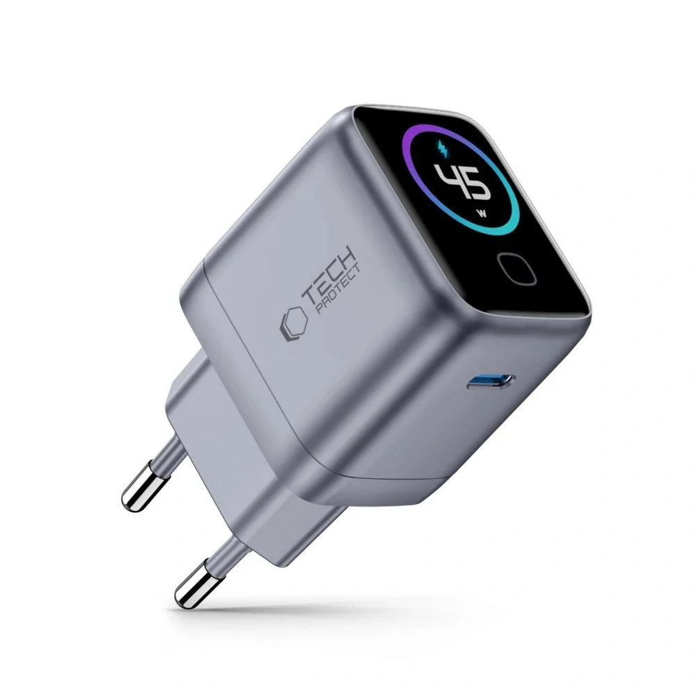 Tech-Protect Power Vision GaN sieťová nabíjačka USB-C PD 45W