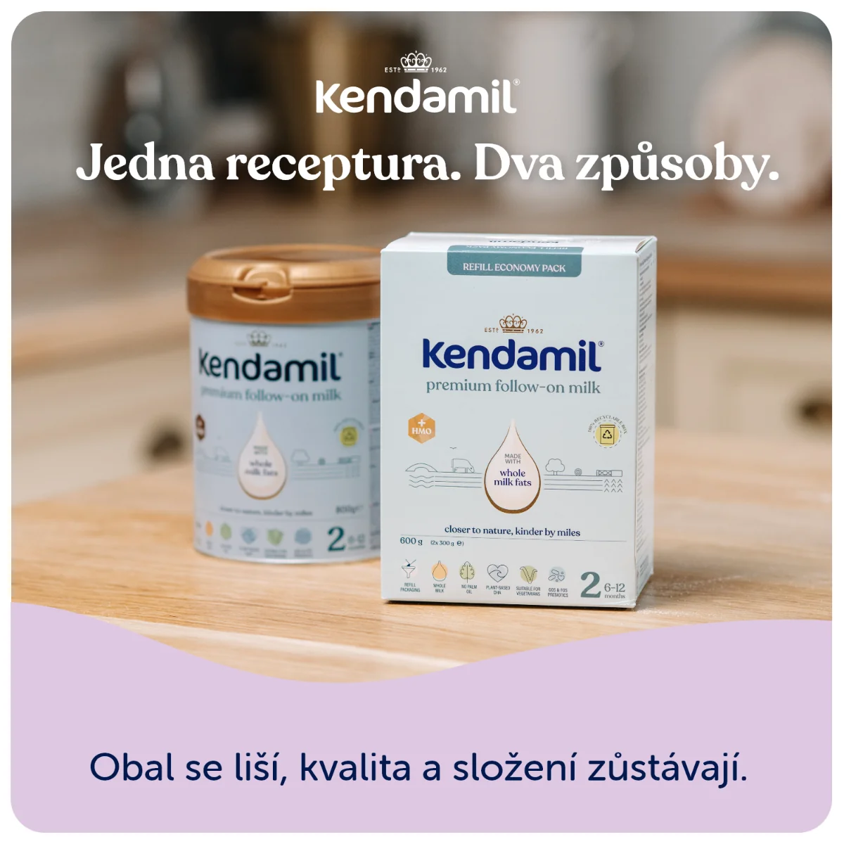 Kendamil Premium Box 2​ 1×600 g, dojčenská výživa