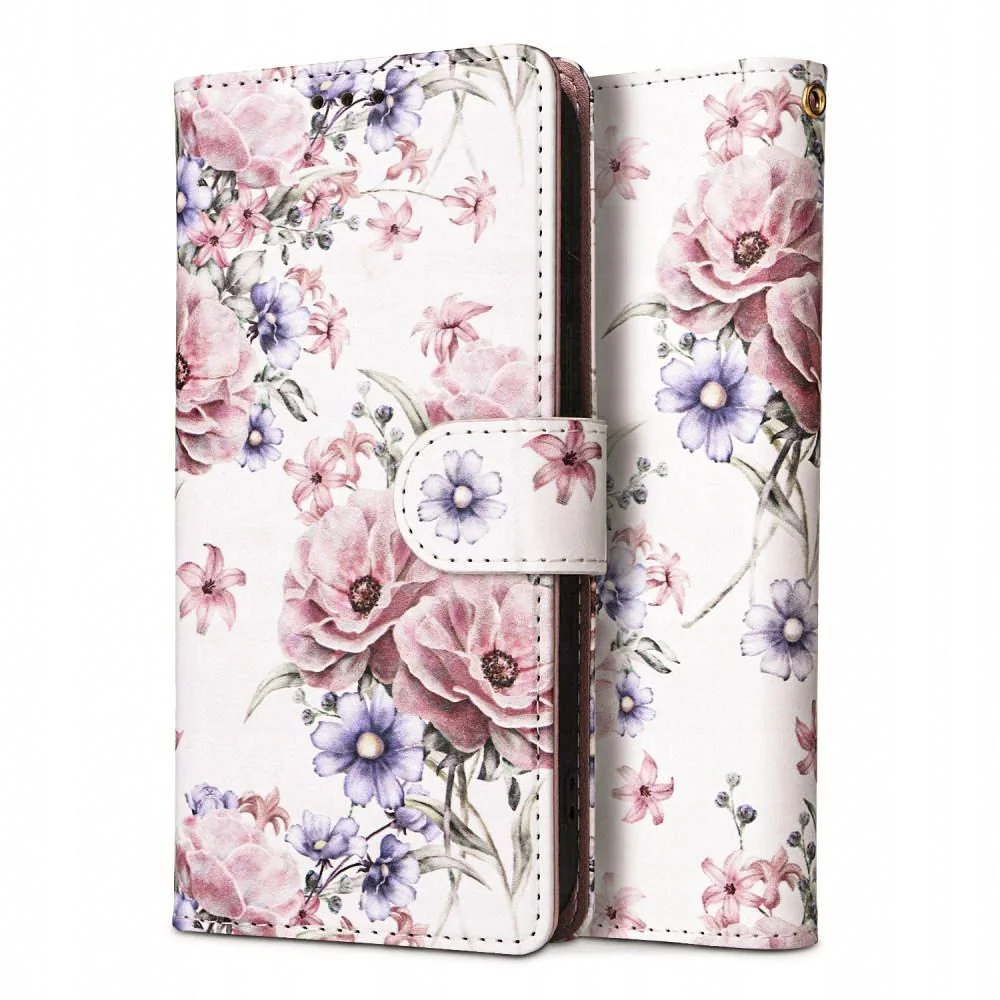 Tech-Protect Wallet knižkové puzdro na Xiaomi Redmi Note 13 Pro 4G blossom flower