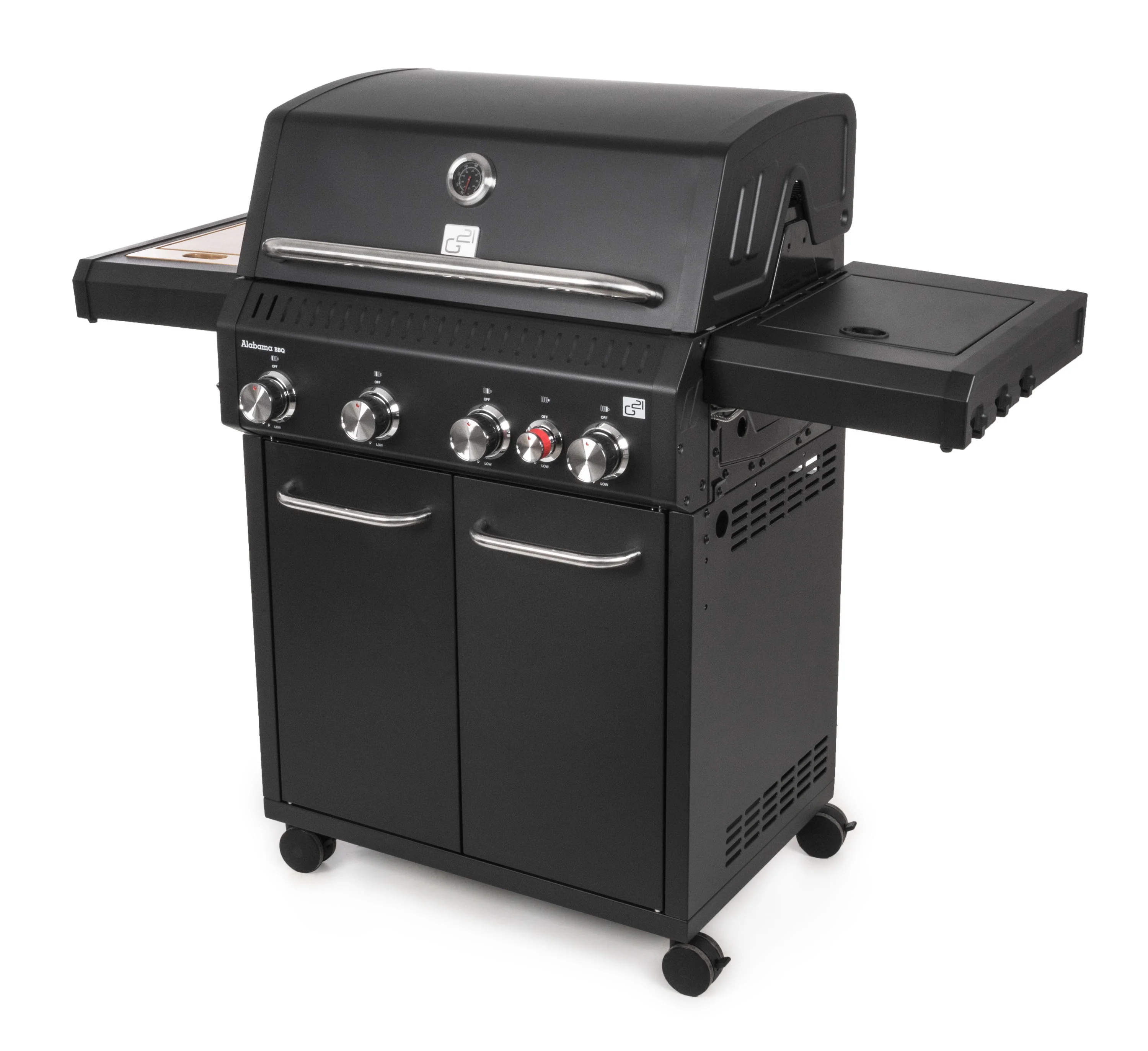 Plynový gril G21 Alabama Black BBQ Premium Line GAH-BBQ4ALAB-BL