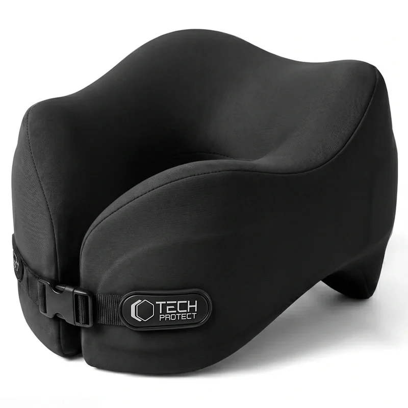 Tech-Protect ComfortRest cestovný vankúš, čierny