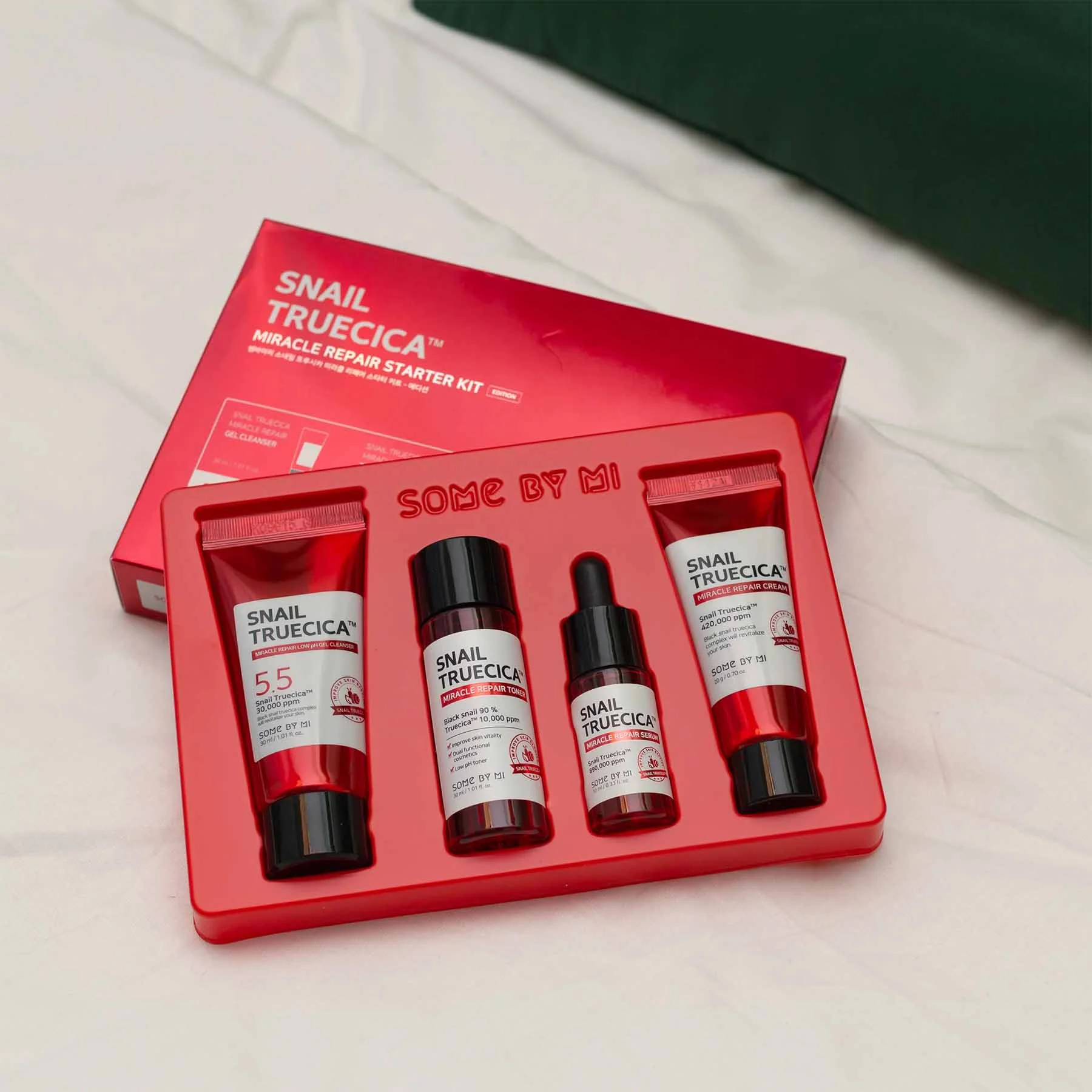 Some By Mi Snail Truecica Miracle Repair Starter Kit sada na problematickú pleť 4 ks