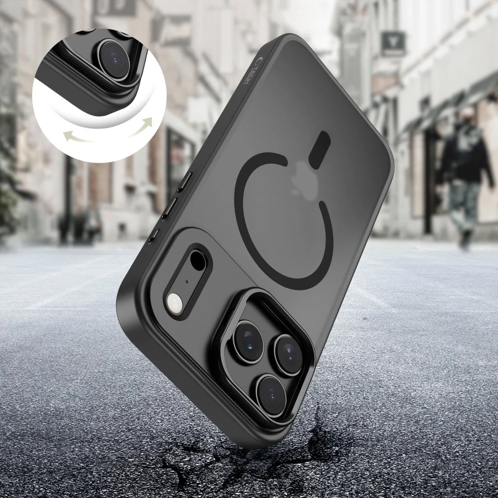 Tech-Protect MagStand MagSafe kryt na iPhone 17 Pro Max, čierny