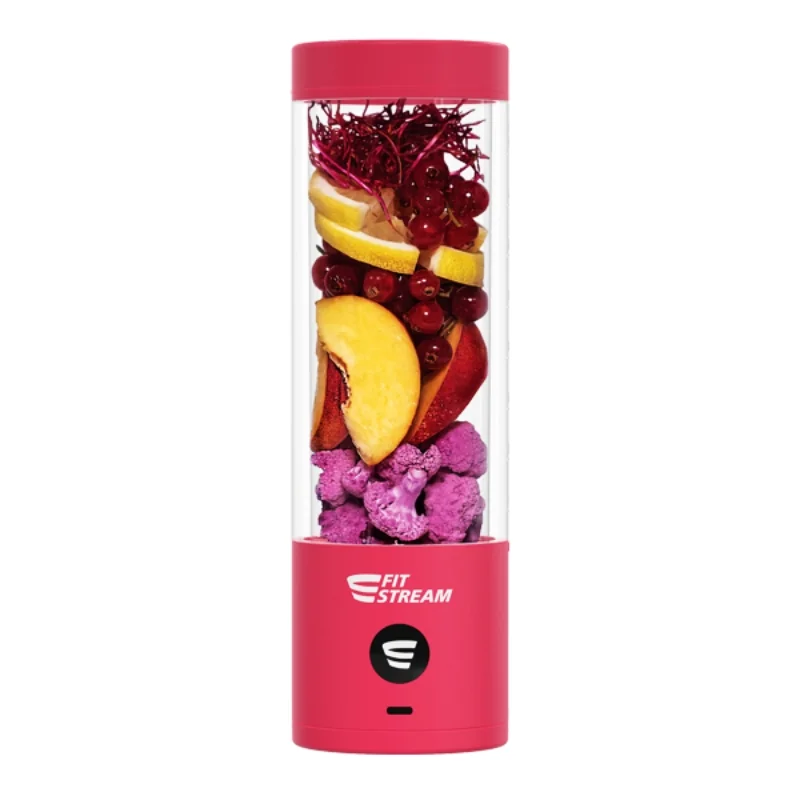 FitStream Pro - Viva Magenta, prenosný, USB nabíjatelný mixér