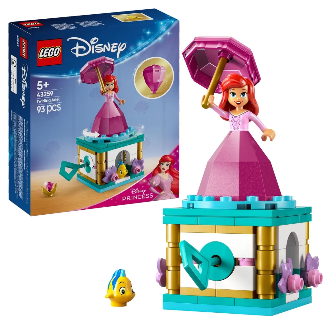 LEGO® Disney™ 43259 Točiaca sa Ariel