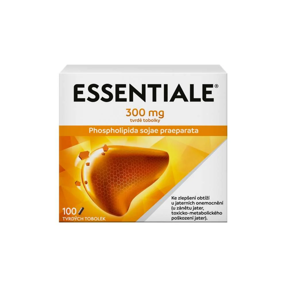 Essentiale 300 mg 100 kapsúl 1×100 cps, liečba chorôb pečene