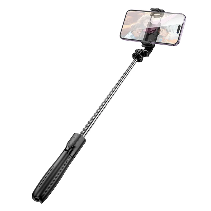 Borofone BY13 Bluetooth selfie tyč so statívom, čierna