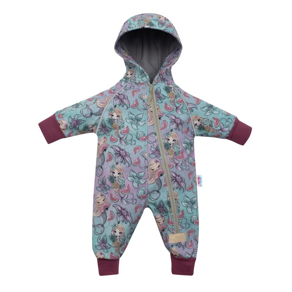 Softshellový dojčenský overal New Baby Morské panny 98 (2-3 r),