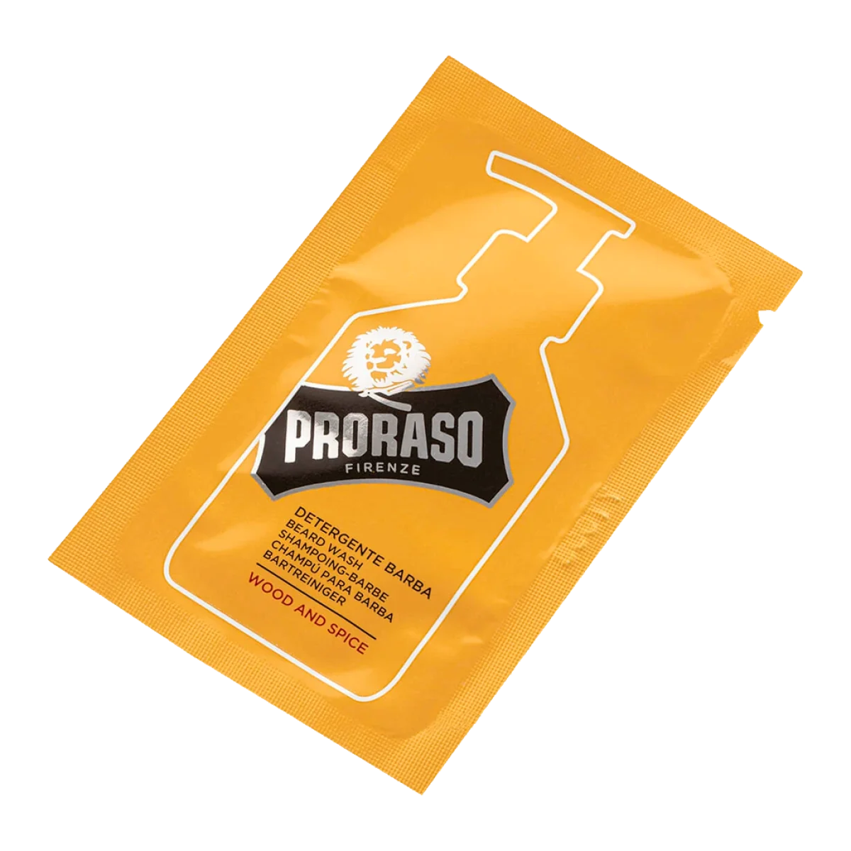 Šampón na bradu vzorka Proraso Beard Wash Wood & Spice Sample 4 ml