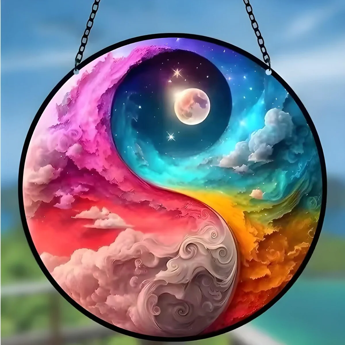 Lapač Slnka s symbolom Yin a Yang