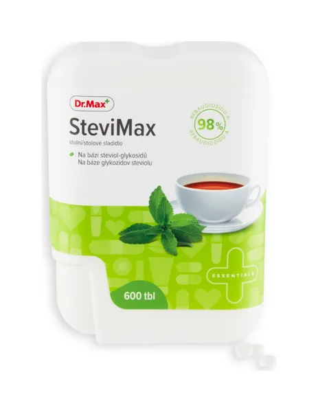 Dr. Max SteviMax 1×600 tbl, stolové sladidlo