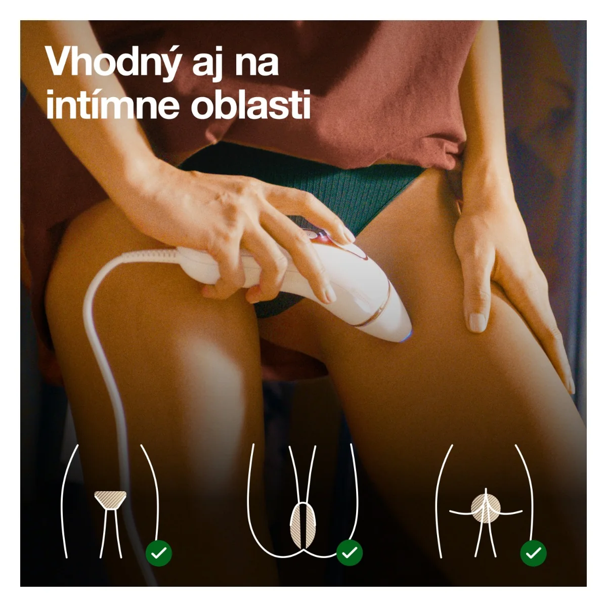 Braun IPL Silk·expert Pro 5, Odstraňovanie Chĺpkov v Pohodlí Domova, S Puzdro, 3 Hlavice, PL5242 1×1 ks, epilátor