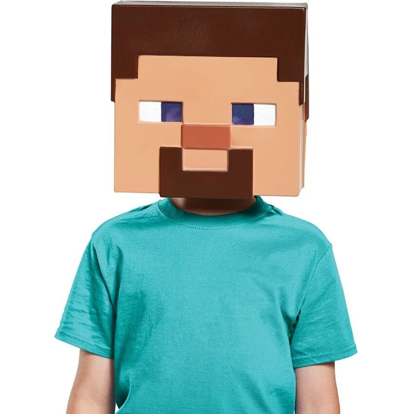 Detská karnevalová maska Minecraft Steve