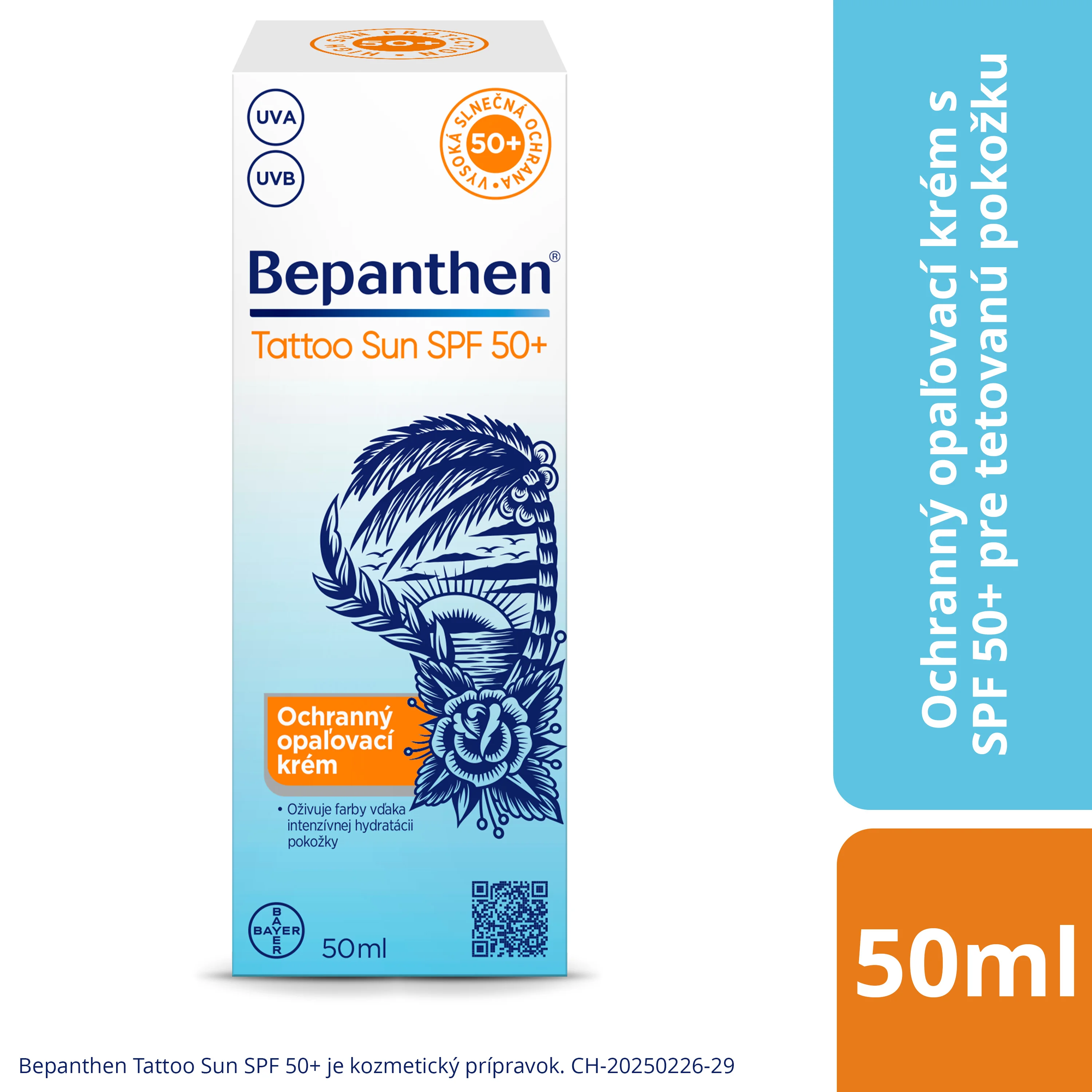 Bepanthen Tattoo Sun SPF 50+ 50 ml