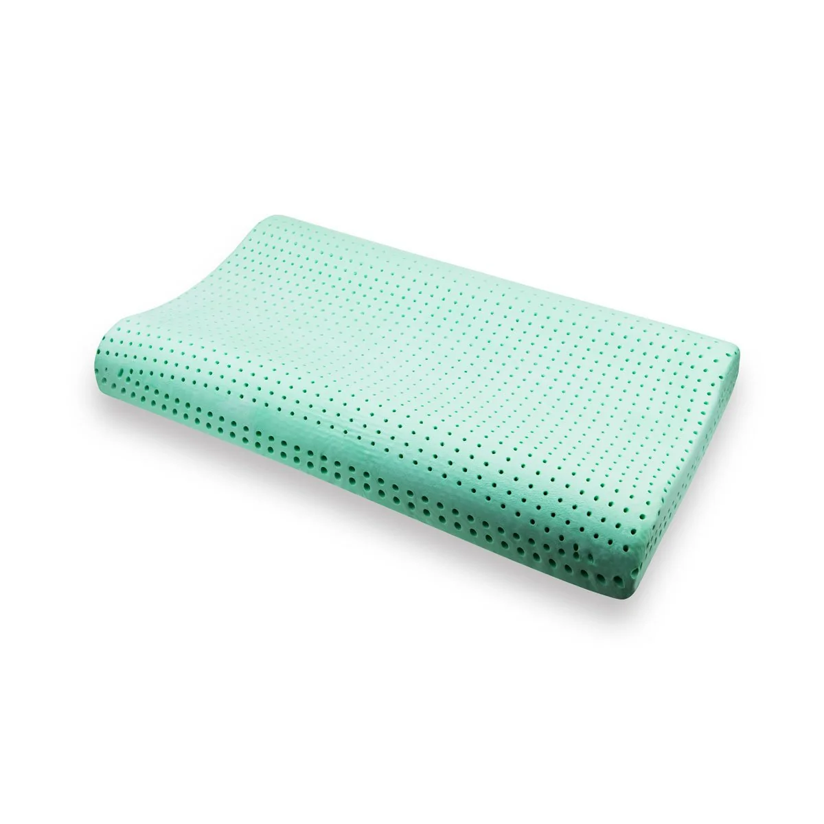 Vankúš z pamäťovej peny ideálny na spánok na chrbte Bio Wave 72x42 cm