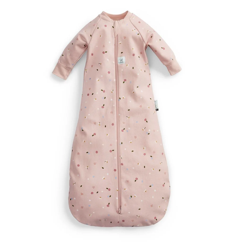 Vak na spanie s rukávmi organická bavlna Jersey Daisies 3-12 m, 6-10 kg, 1 tog