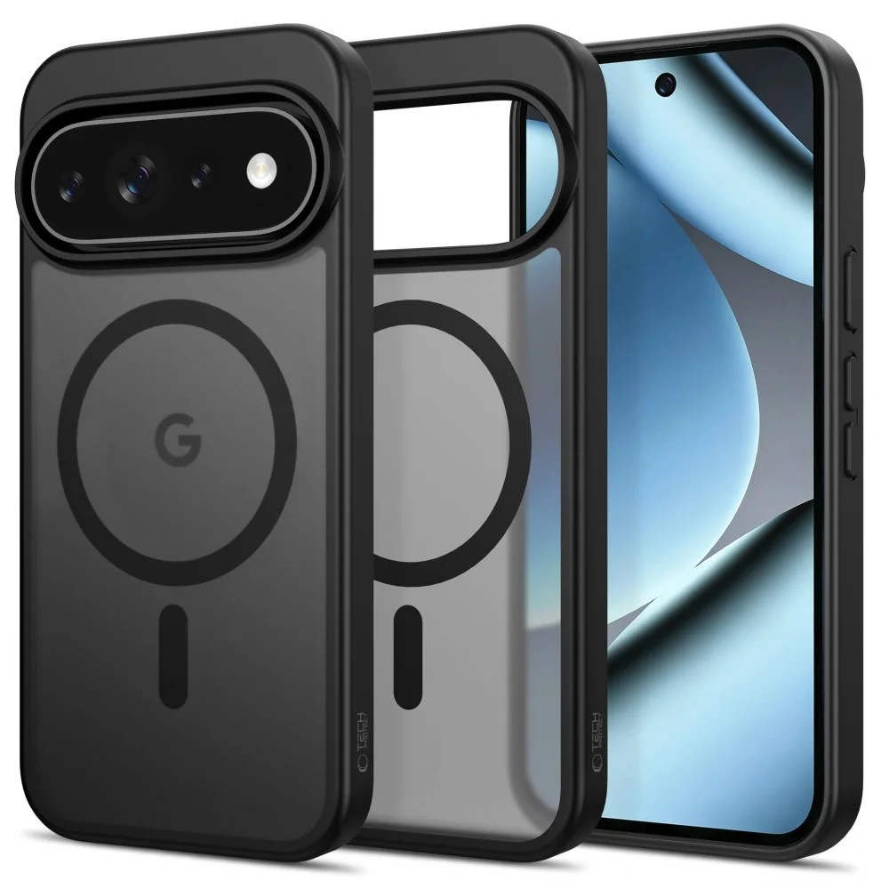 Tech-Protect MagMat MagSafe kryt na Google Pixel 9 / 9 Pro / 10 / 10 Pro / 11 / 11 Pro, čierny