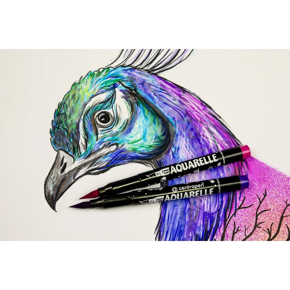 Akvarelové popisovače 8683/12 Aquarelle Sada 12 kusov