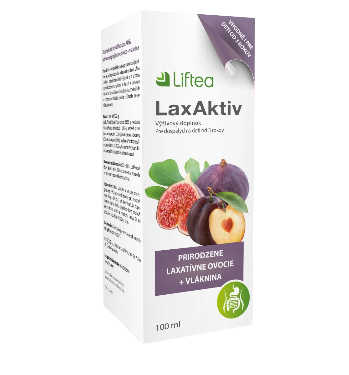 LIFTEA LaxAktiv KIDS 1×100 ml, tekutina (roztok)