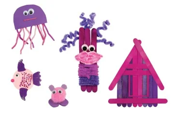 Creative Craft Veľký kreativný box rúžový 1×1 ks, veľký kreativný box