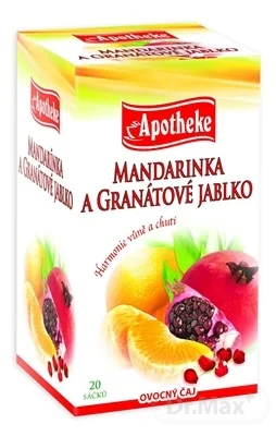 APOTHEKE PREMIER SELECTION ČAJ MANDAR.+GRAN.JABL. 20×2 g (40 g), ovocný čaj