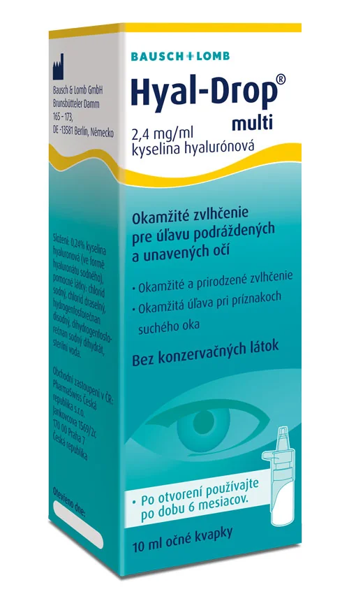 HYAL DROP MULTI 1×10 ml, očná instilácia