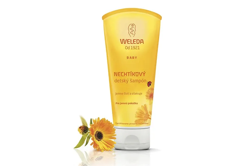 WELEDA Nechtíkový detský šampón 1×200 ml, šampón