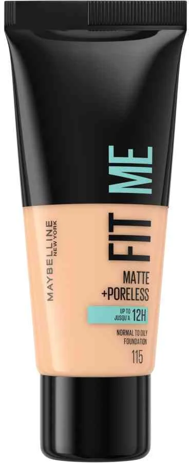 MAYBELLINE Make-up Fit me! Matte and Poreless, 115 1×30 ml, matný