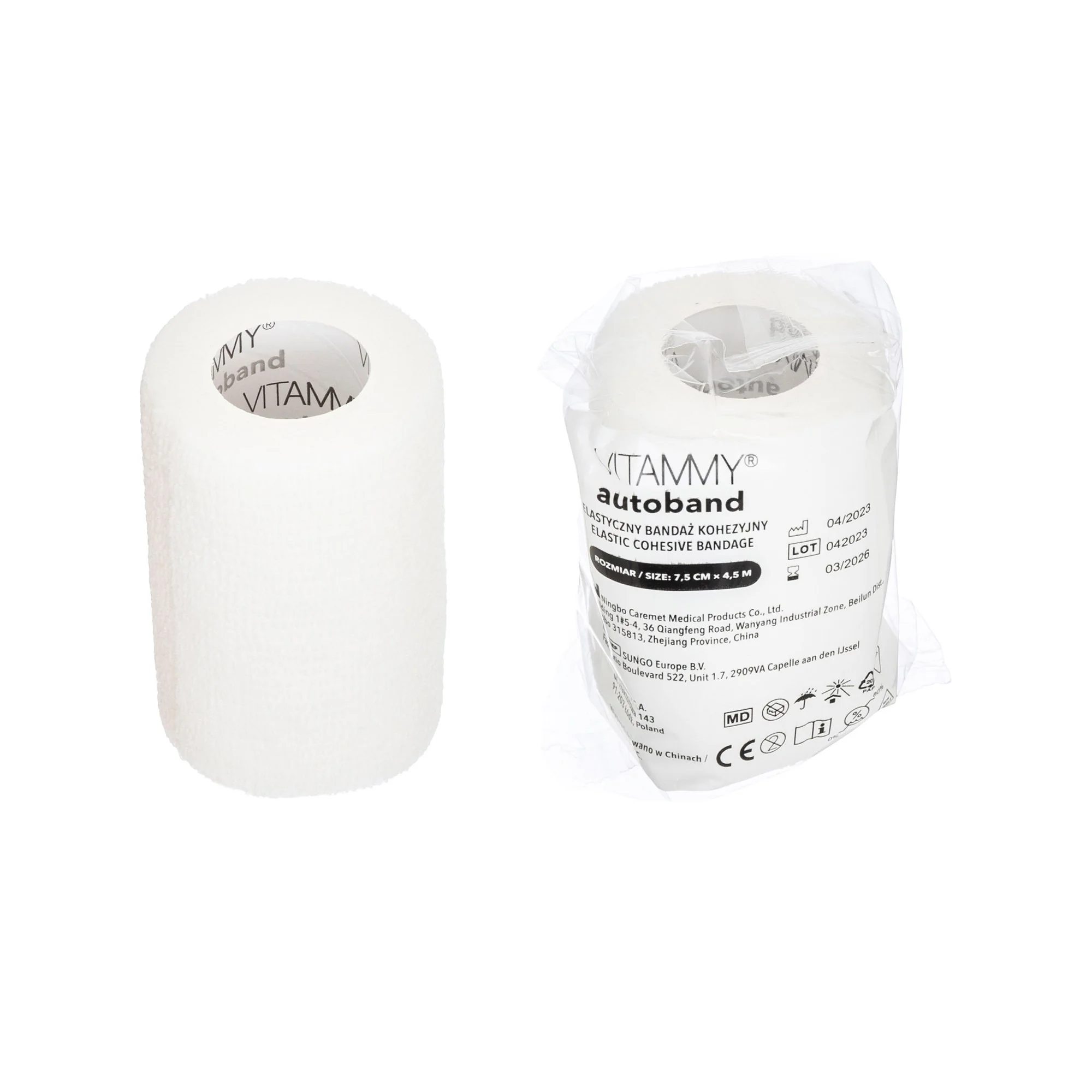 VITAMMY Autoband samolepiaca bandáž biela 7,5 cm x 450 cm