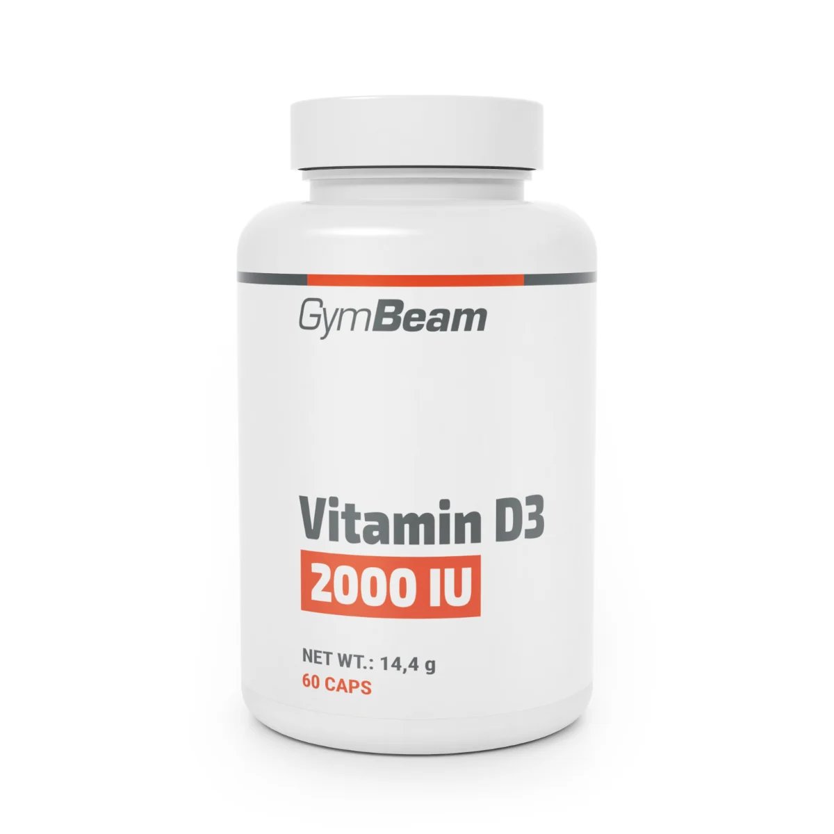 GYMBEAM Vitamín D3 2000 IU 60 kapsúl 1×60 cps, výživový doplnok