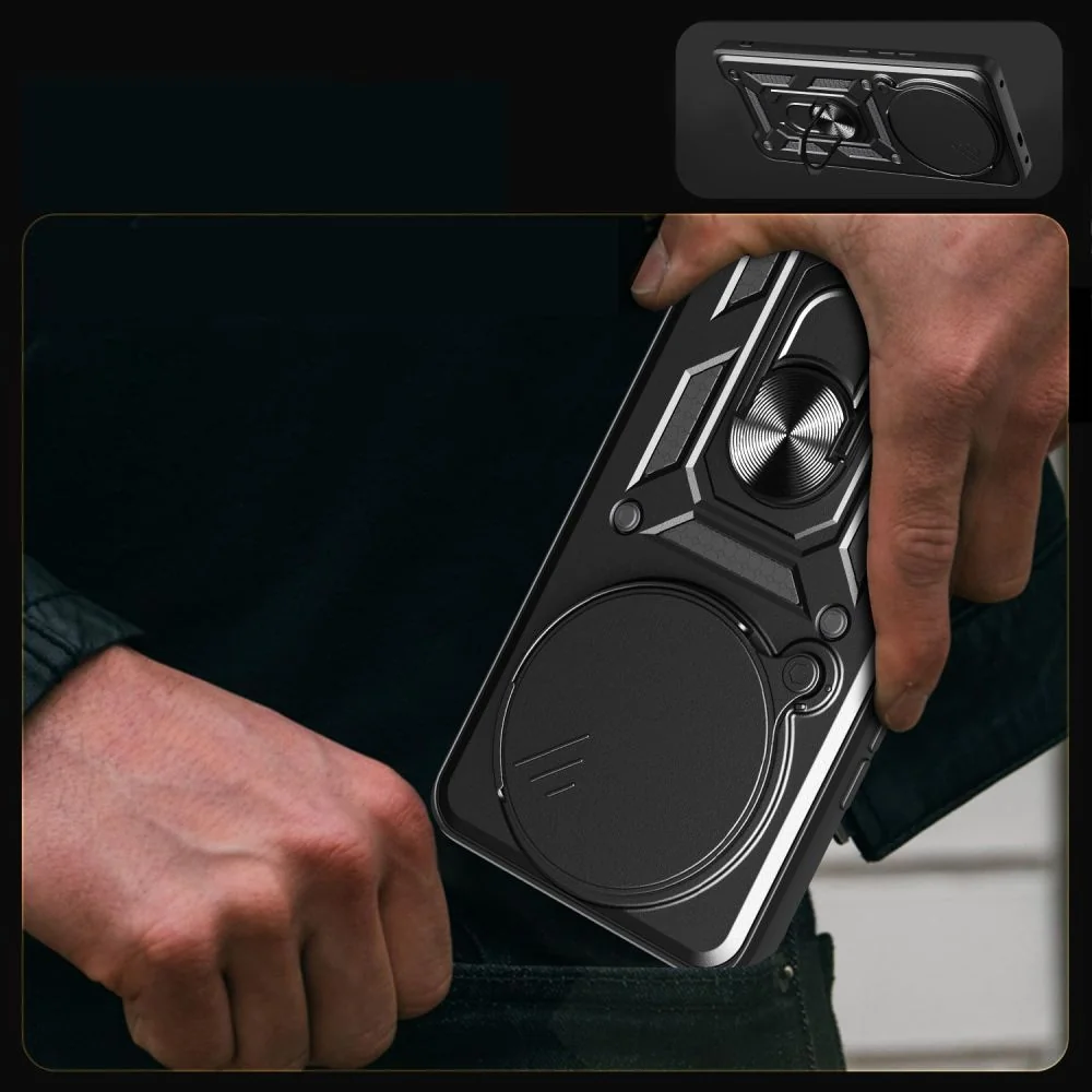 Tech-Protect Camshield kryt na Xiaomi Redmi Note 14 Pro Plus 5G, čierny y